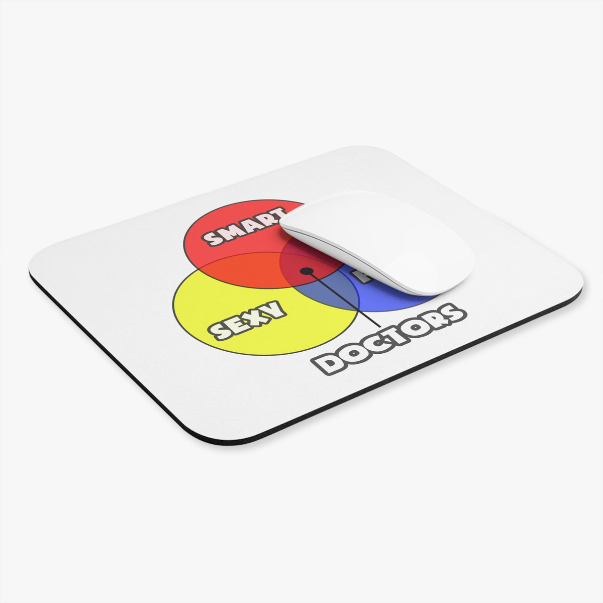 Venn Diagram .. Doctors - Mouse Pad (Rectangle)