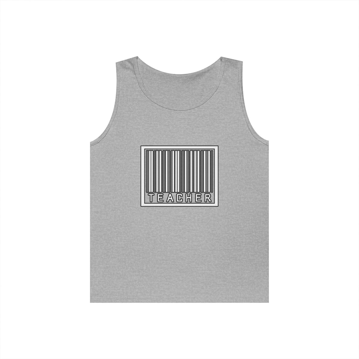Barcode Teacher - Unisex Heavy Cotton Tank Top