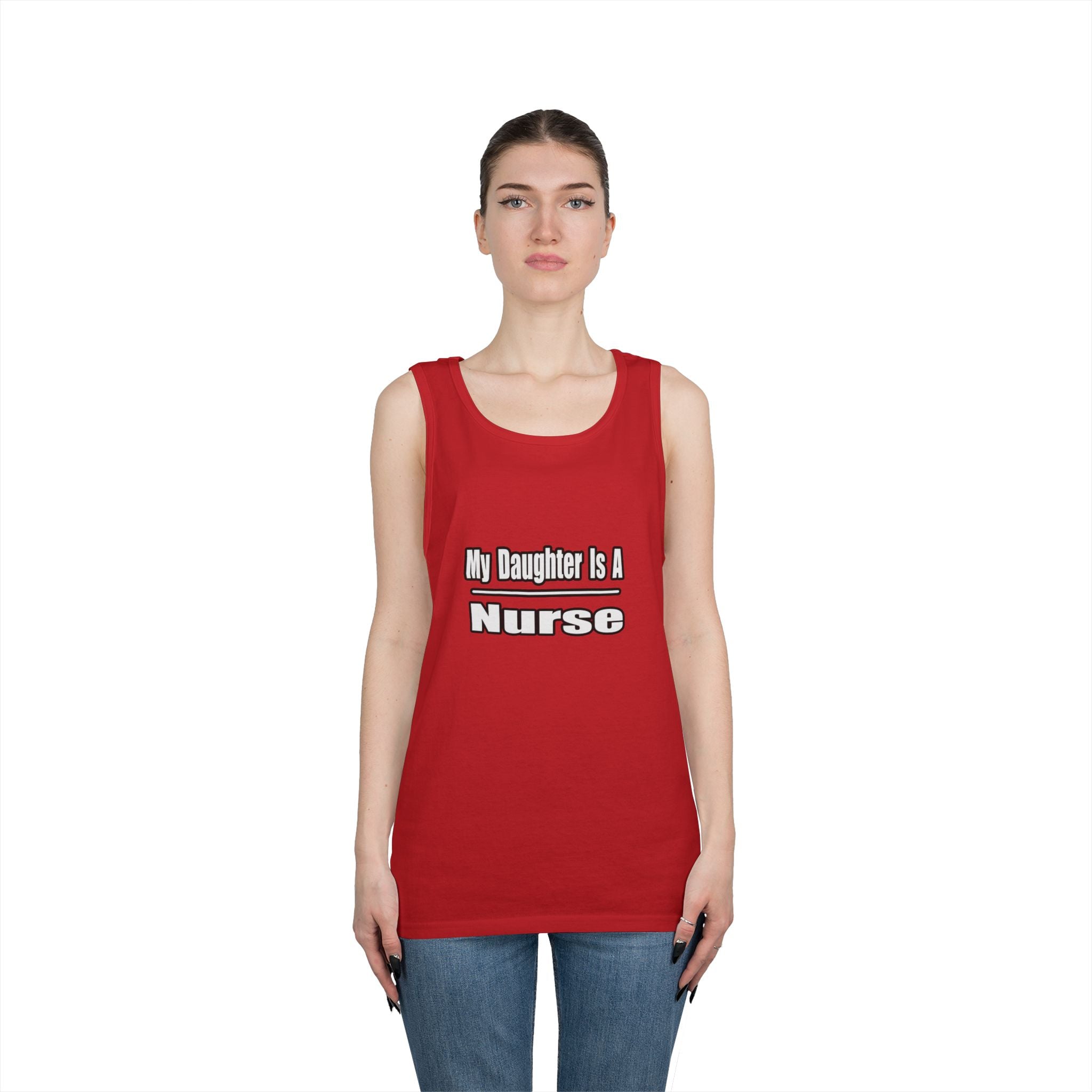 My Daughter Nurse - Unisex Heavy Cotton Tank Top