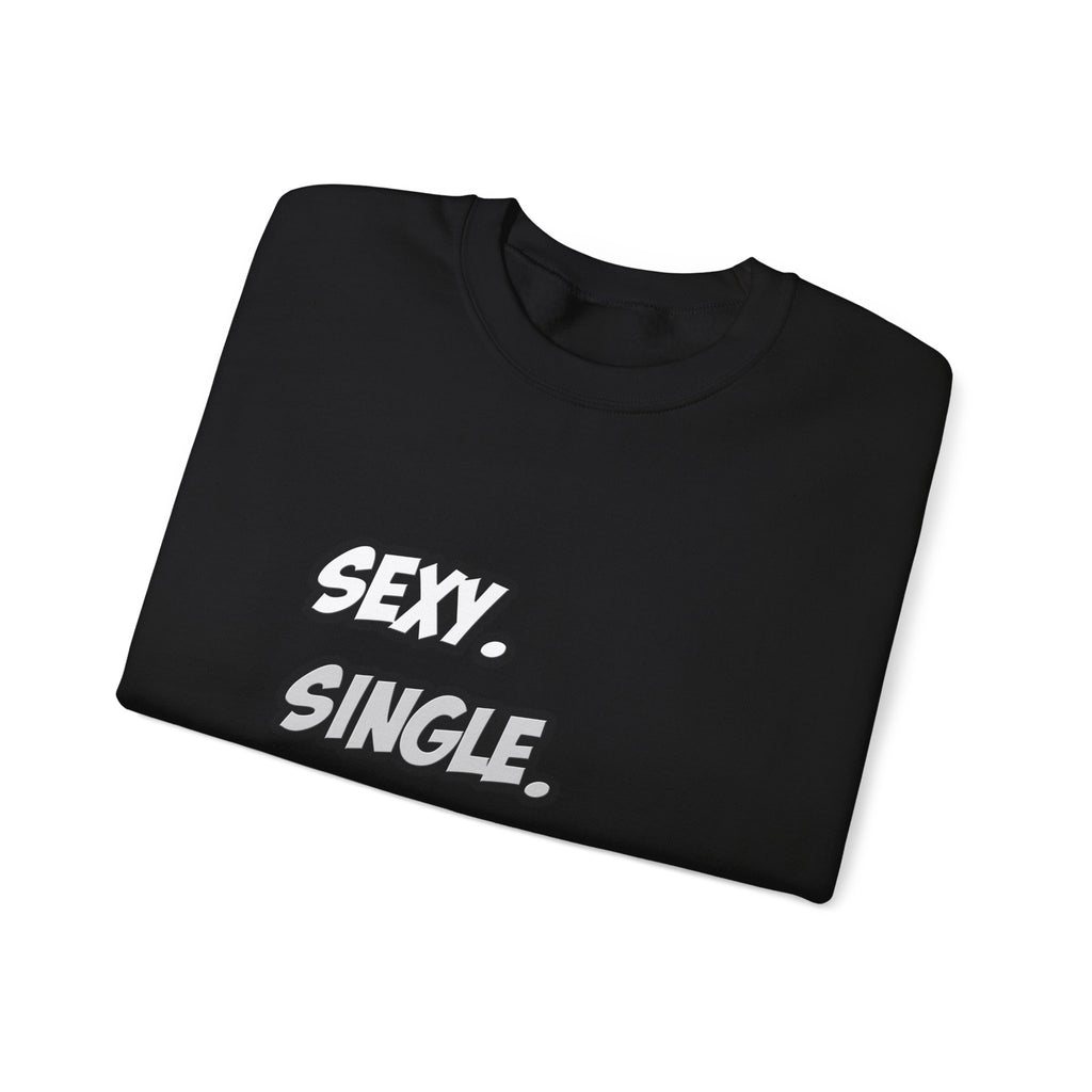 Sexy. Single. Bartender - Unisex Heavy Blend™ Crewneck Sweatshirt