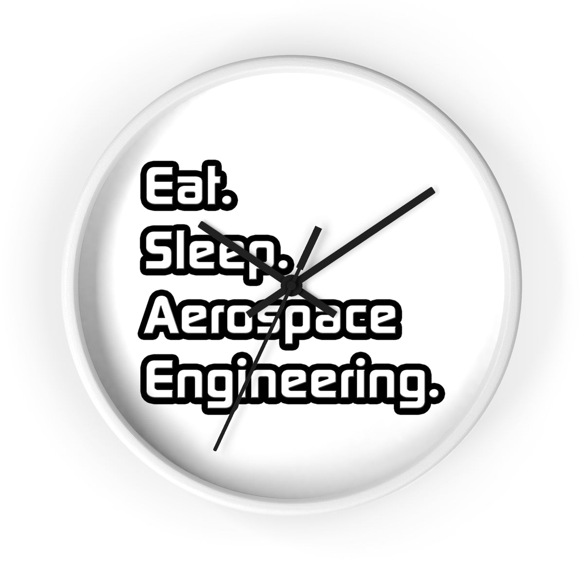 Eat. Sleep. Aerospace Engineering - Wall Clock