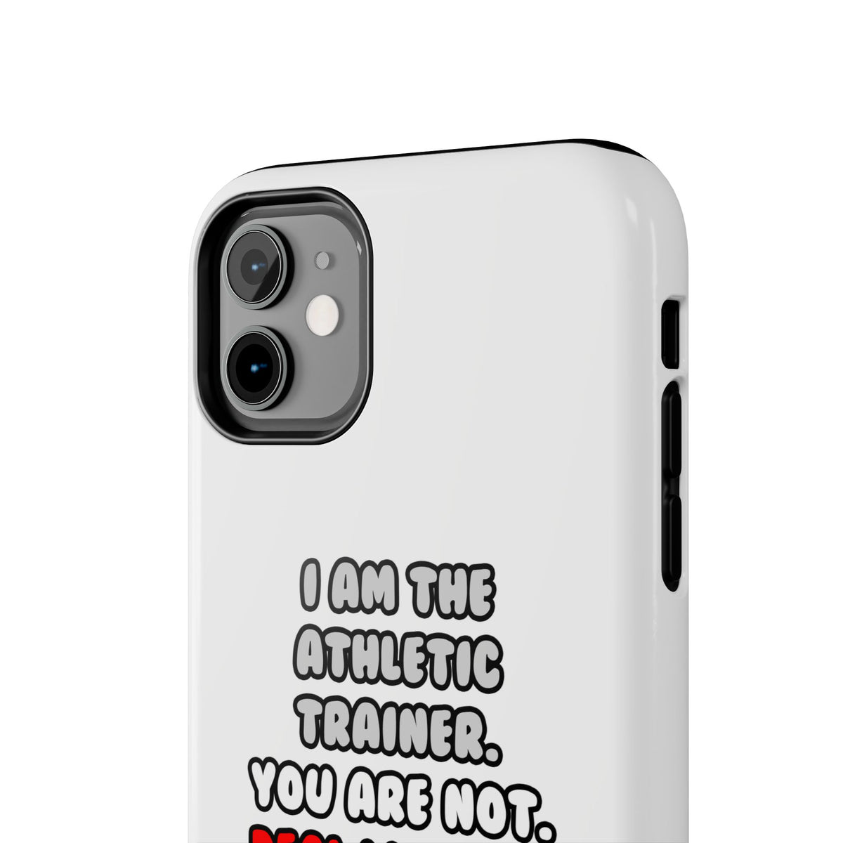 Deal With It ... Funny Athletic Trainer - Tough Phone Cases