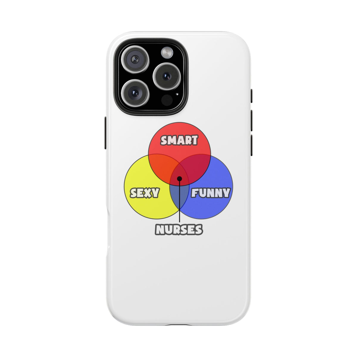 Venn Diagram .. Nurses - Tough Phone Cases