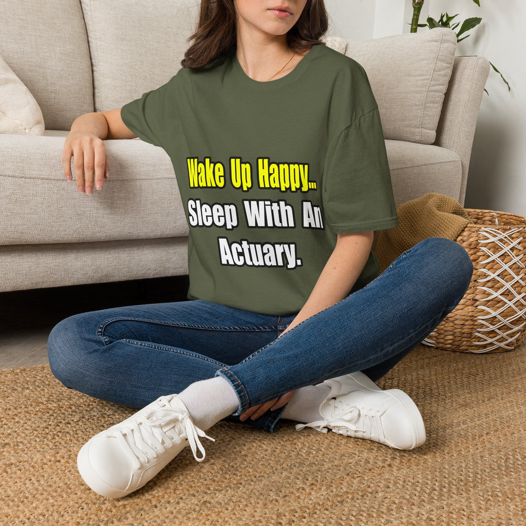 Sleep With an Actuary - Unisex Softstyle T-Shirt