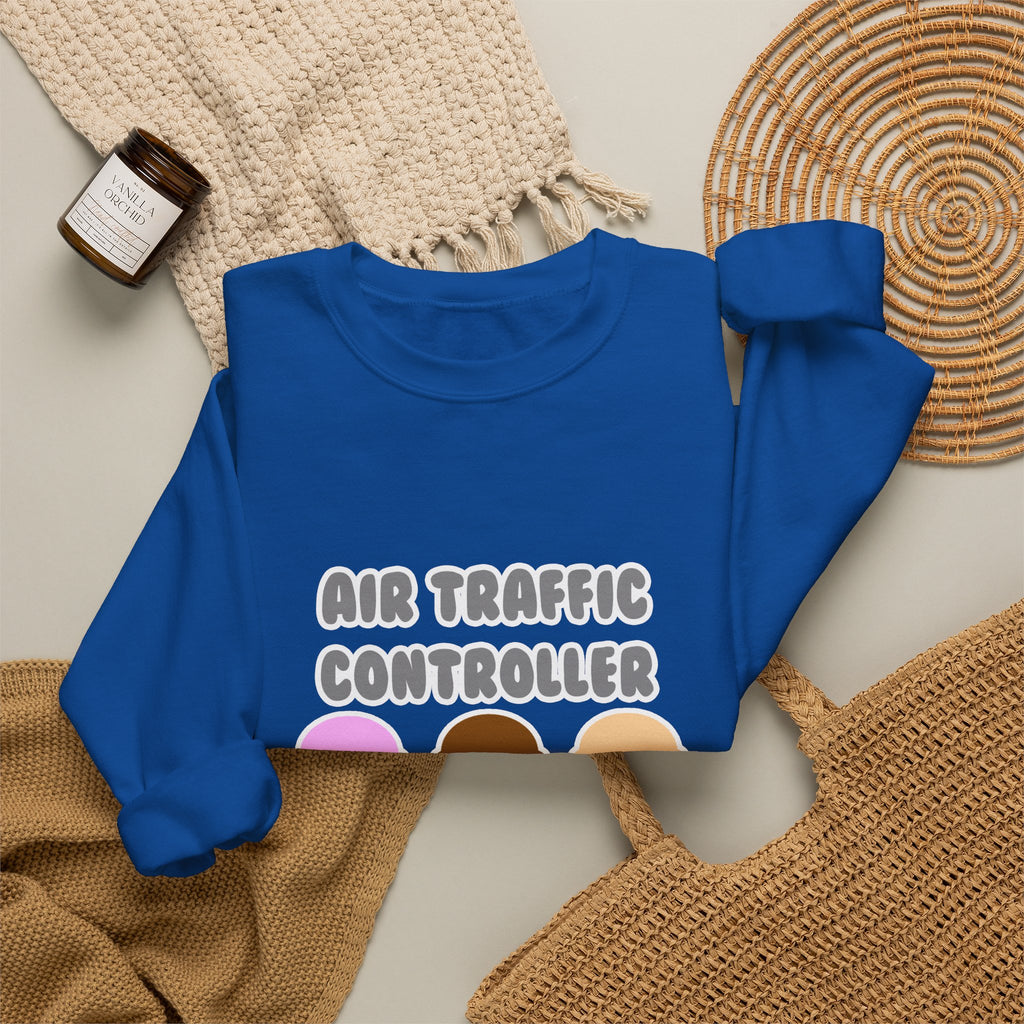 Air Traffic Controller ... Will Work For Ice Cream - Unisex Heavy Blend™ Crewneck Sweatshirt