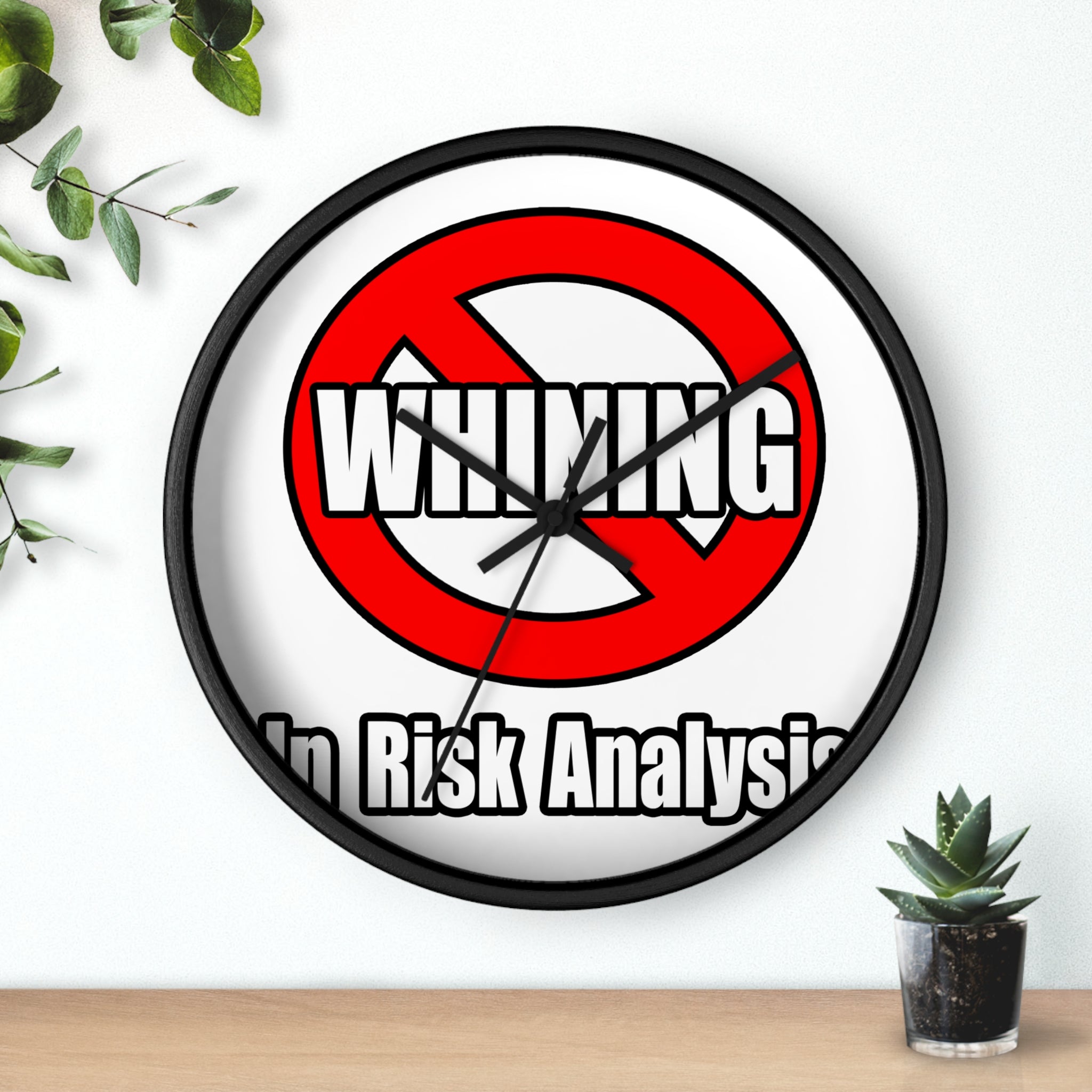 No Whining In Risk Analysis - Wall Clock