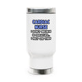 Miracles and Cardiac Nurses - Stainless Steel Travel Mug with Handle, 14oz