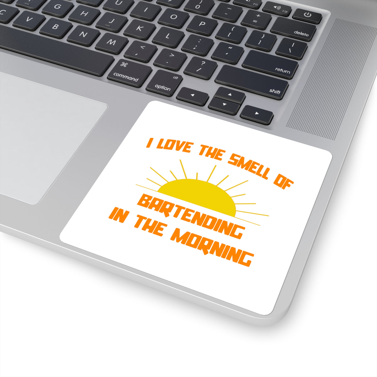 Smell of Bartending in the Morning - Square Stickers