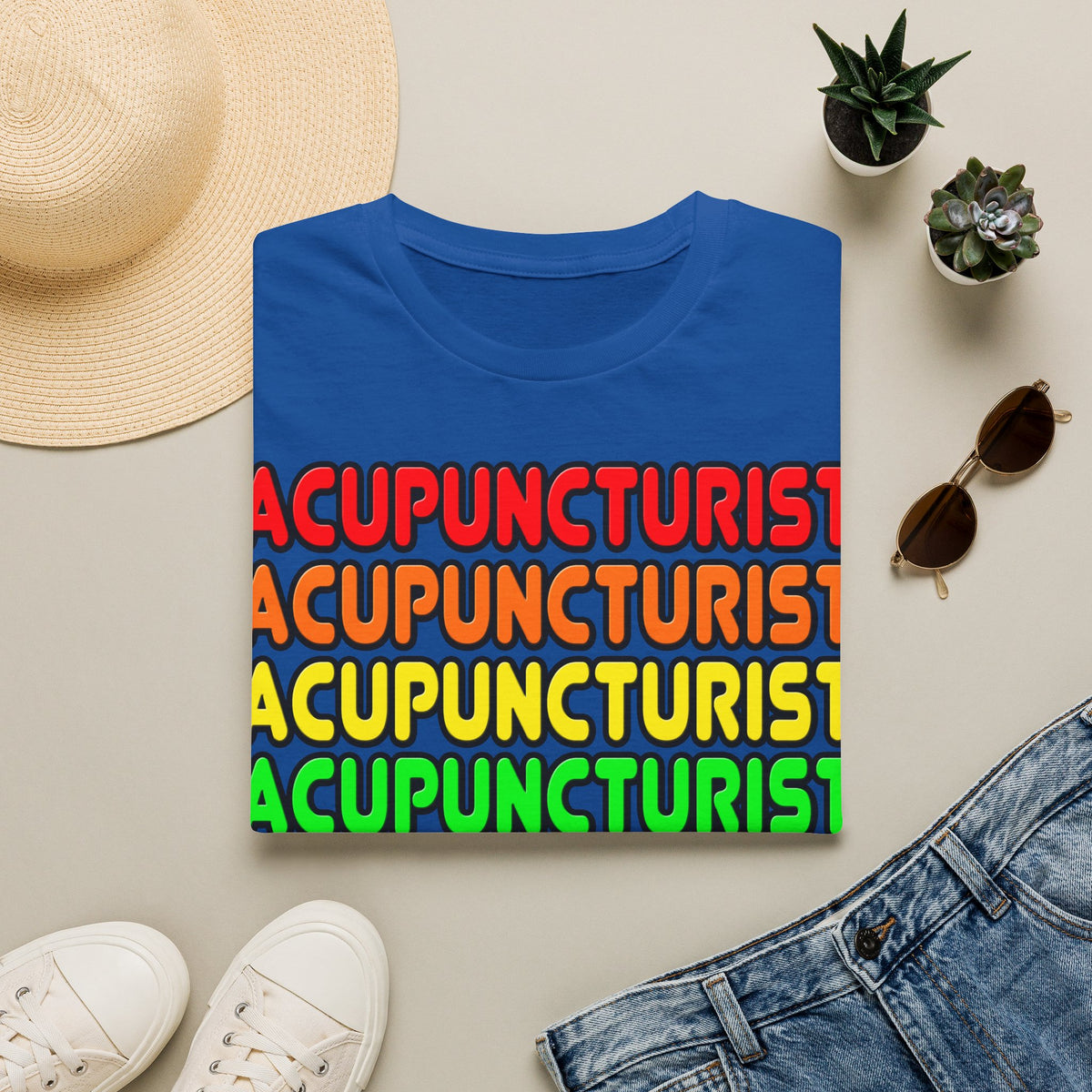 Rainbow Acupuncturist - Unisex Softstyle T-Shirt