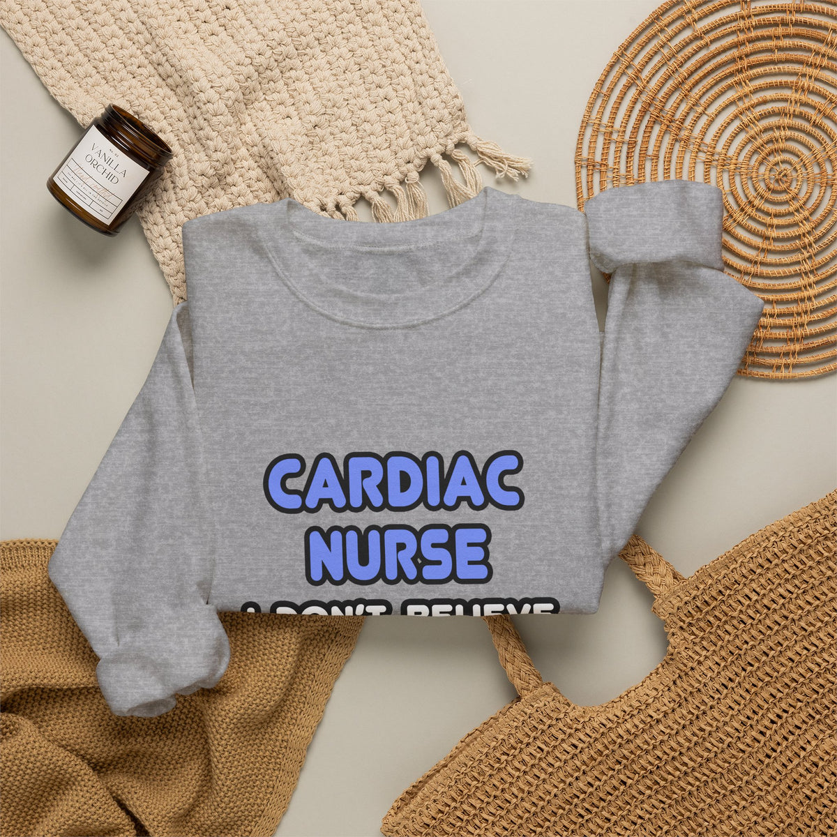 Miracles and Cardiac Nurses - Unisex Heavy Blend™ Crewneck Sweatshirt