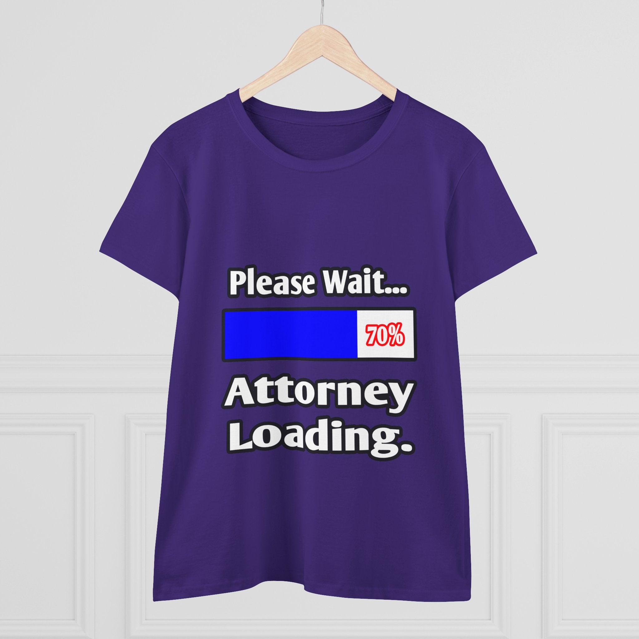 Please Wait...Attorney Loading - Women's Midweight Cotton Tee