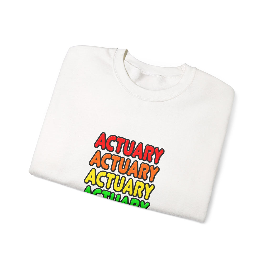 Rainbow Actuary - Unisex Heavy Blend™ Crewneck Sweatshirt