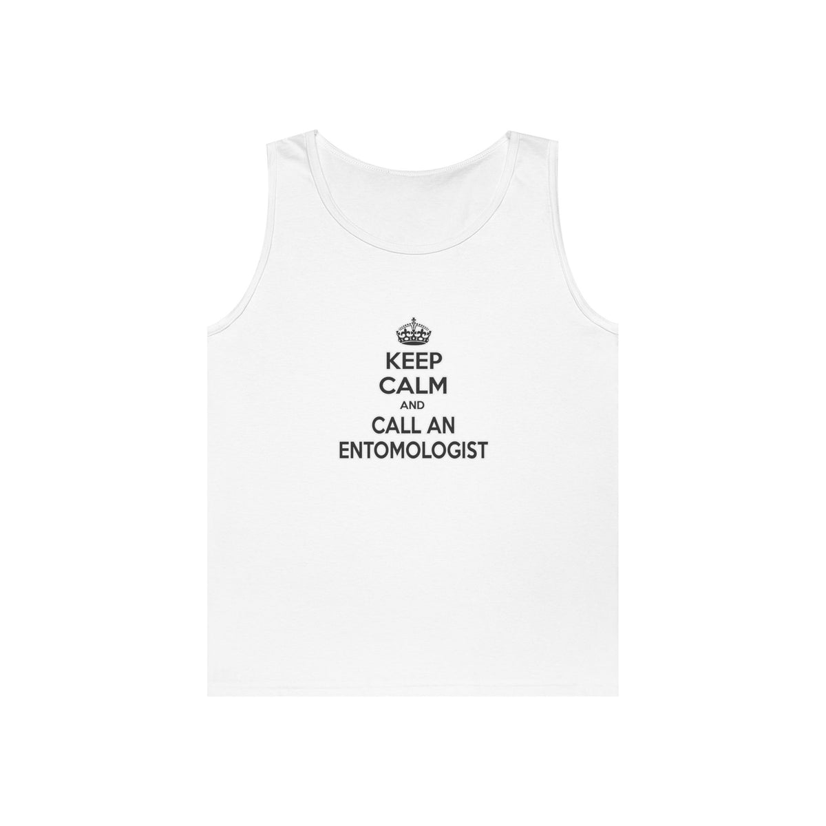 Keep Calm and Call an Entomologist - Unisex Heavy Cotton Tank Top