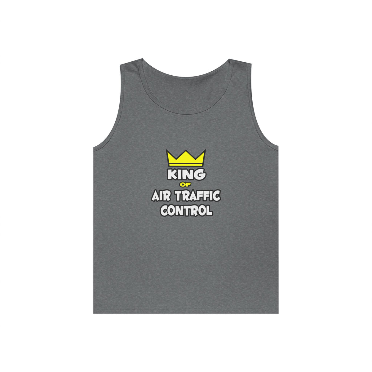 King of Air Traffic Control - Unisex Heavy Cotton Tank Top