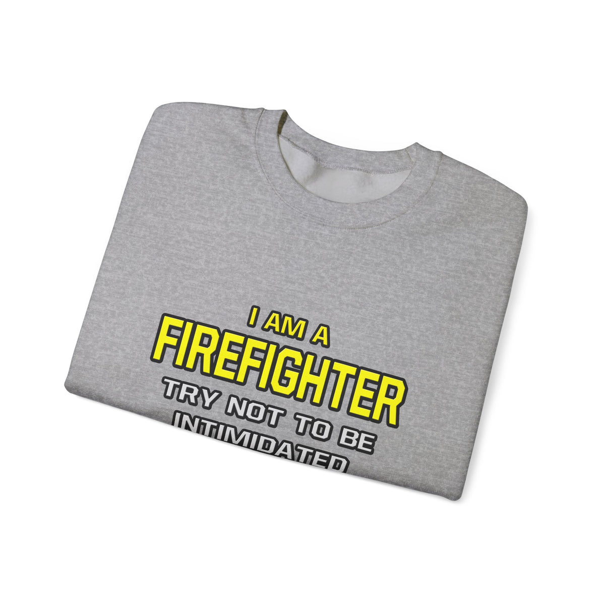 Firefighter...Superior Intelligence - Unisex Heavy Blend™ Crewneck Sweatshirt