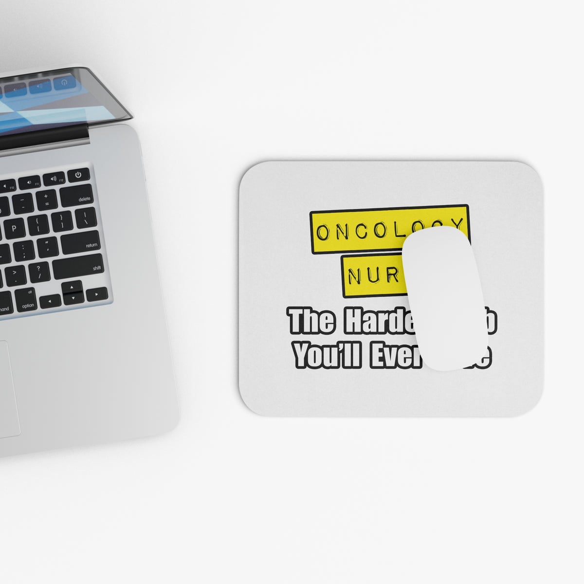 Oncology Nurse...Hardest Job You'll Ever Love - Mouse Pad (Rectangle)