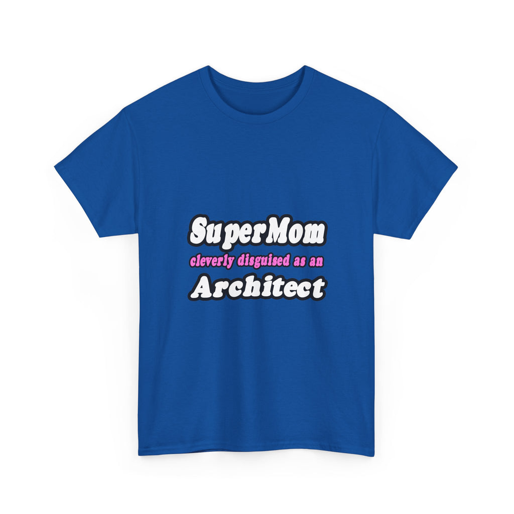 SuperMom...Architect - Unisex Heavy Cotton Tee