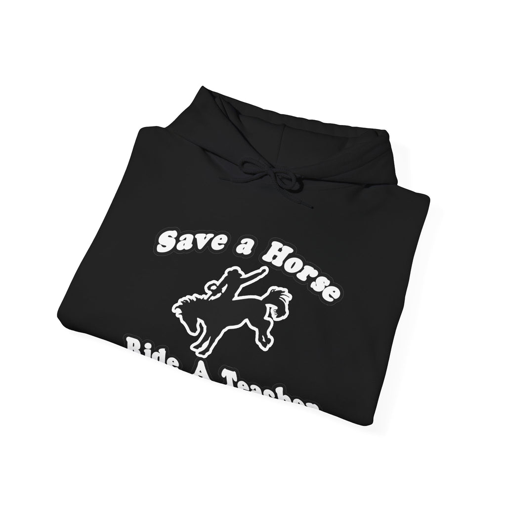 save horse ride teacher - Unisex Heavy Blend™ Hooded Sweatshirt