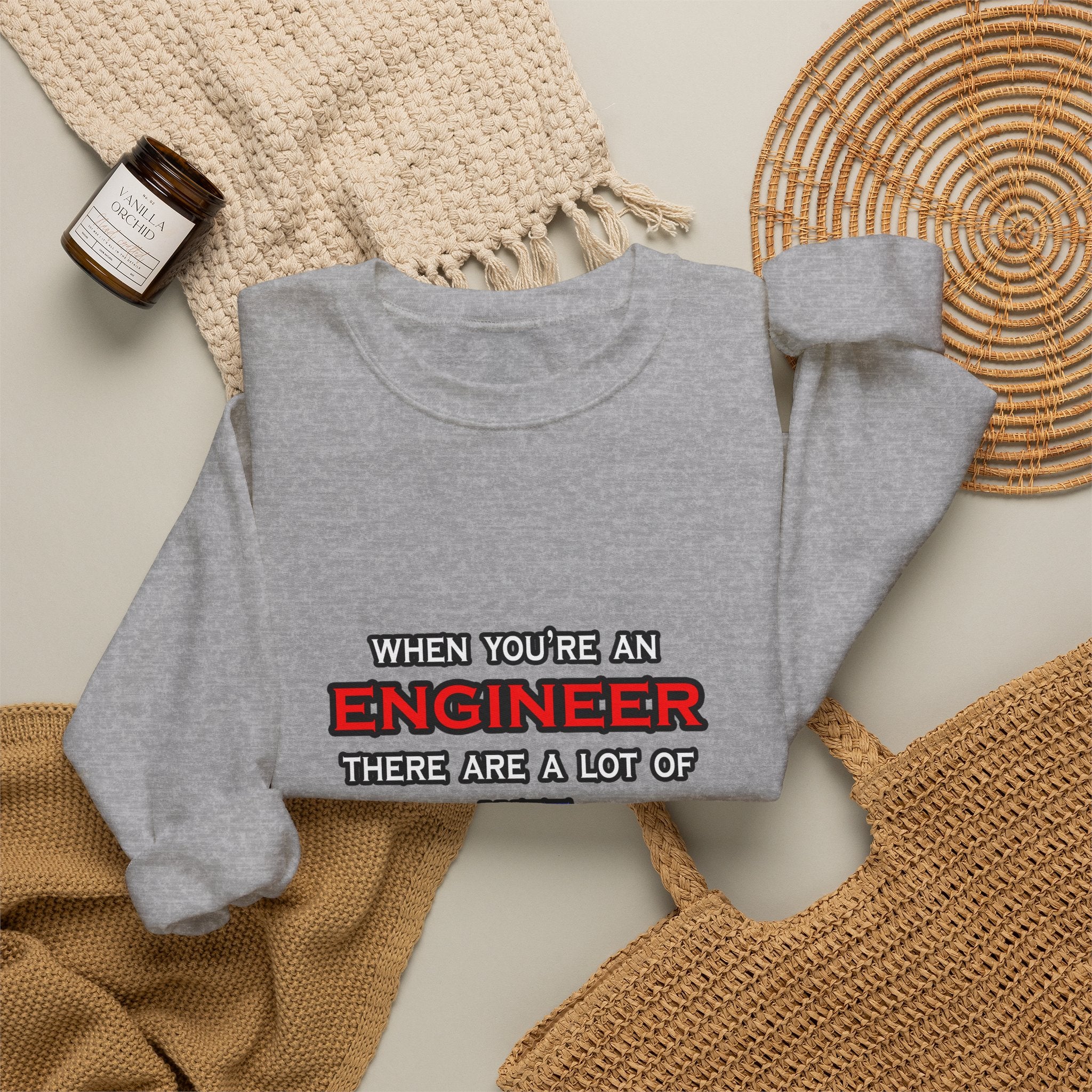 Engineer ... OMG WTF LOL - Unisex Heavy Blend™ Crewneck Sweatshirt