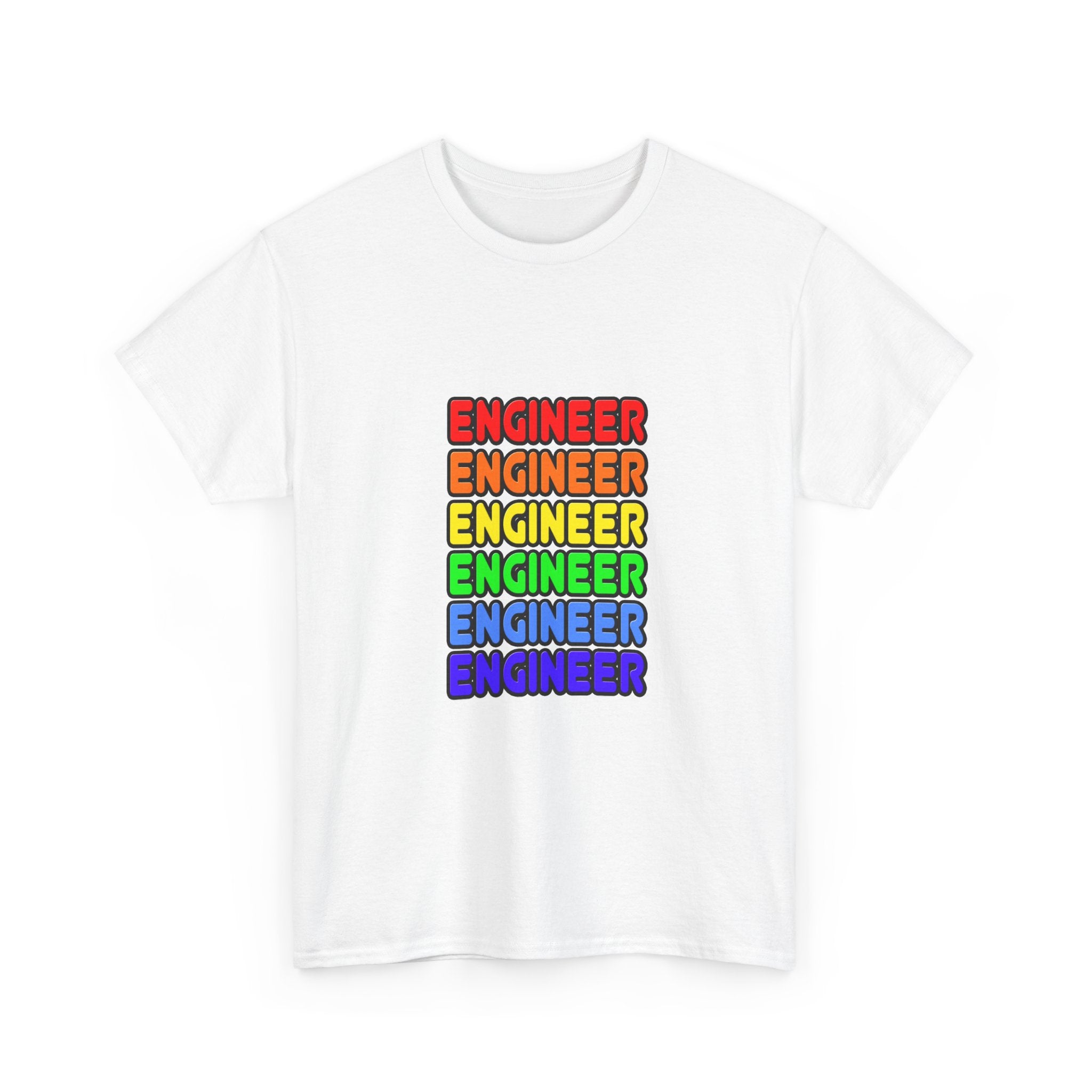 Rainbow Engineer - Unisex Heavy Cotton Tee
