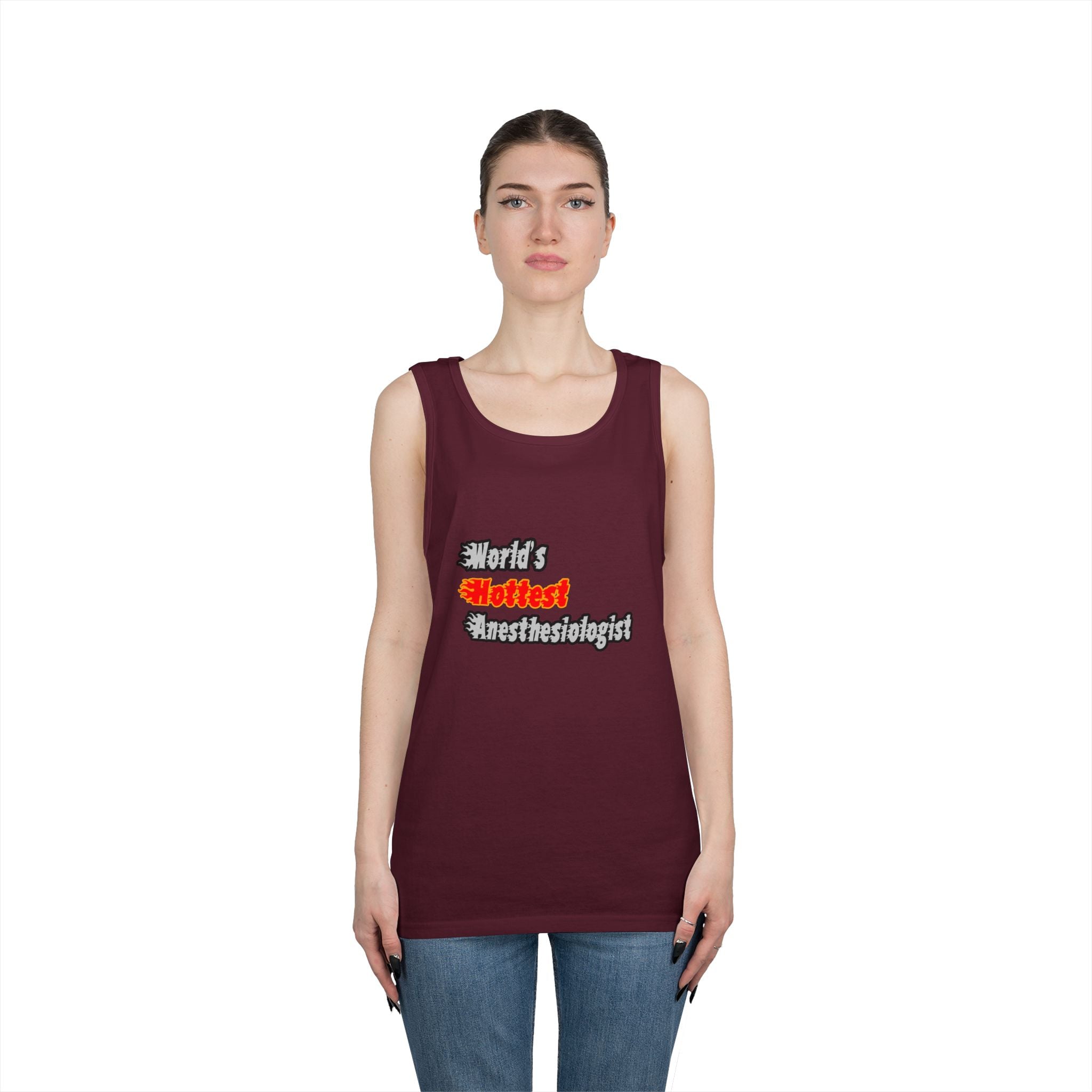 World's Hottest Anesthesiologist - Unisex Heavy Cotton Tank Top