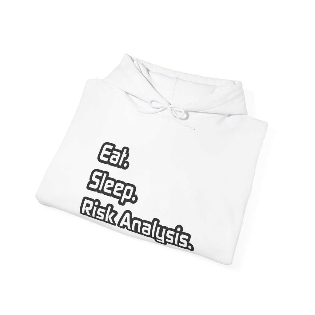 Eat. Sleep. Risk Analysis - Unisex Heavy Blend™ Hooded Sweatshirt