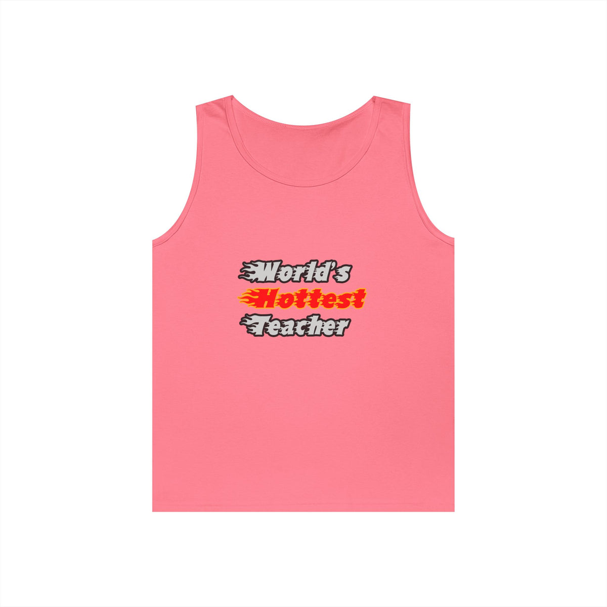 World's Hottest Teacher - Unisex Heavy Cotton Tank Top