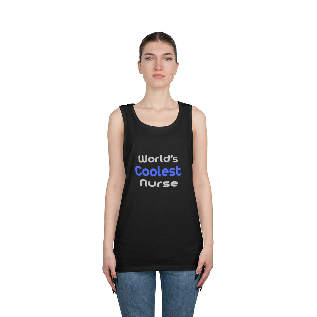 World's Coolest Nurse - Unisex Heavy Cotton Tank Top