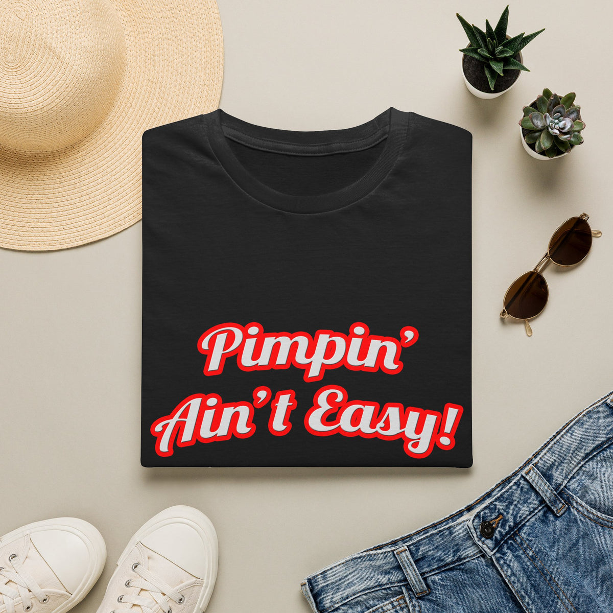 Pimpin' Ain't Easy .. Anthropologist - Unisex Softstyle T-Shirt