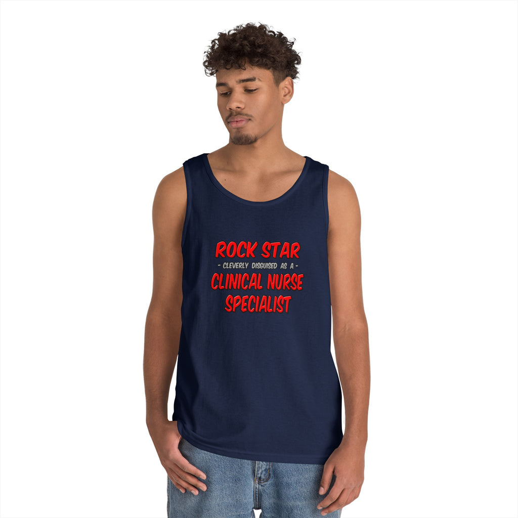 Rock Star .. Clinical Nurse Specialist - Unisex Heavy Cotton Tank Top