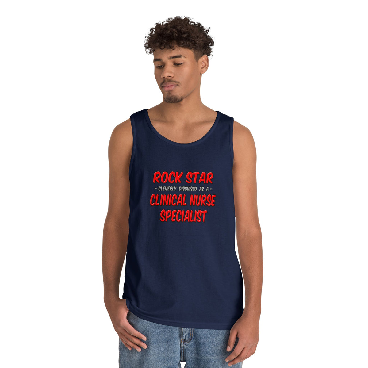 Rock Star .. Clinical Nurse Specialist - Unisex Heavy Cotton Tank Top