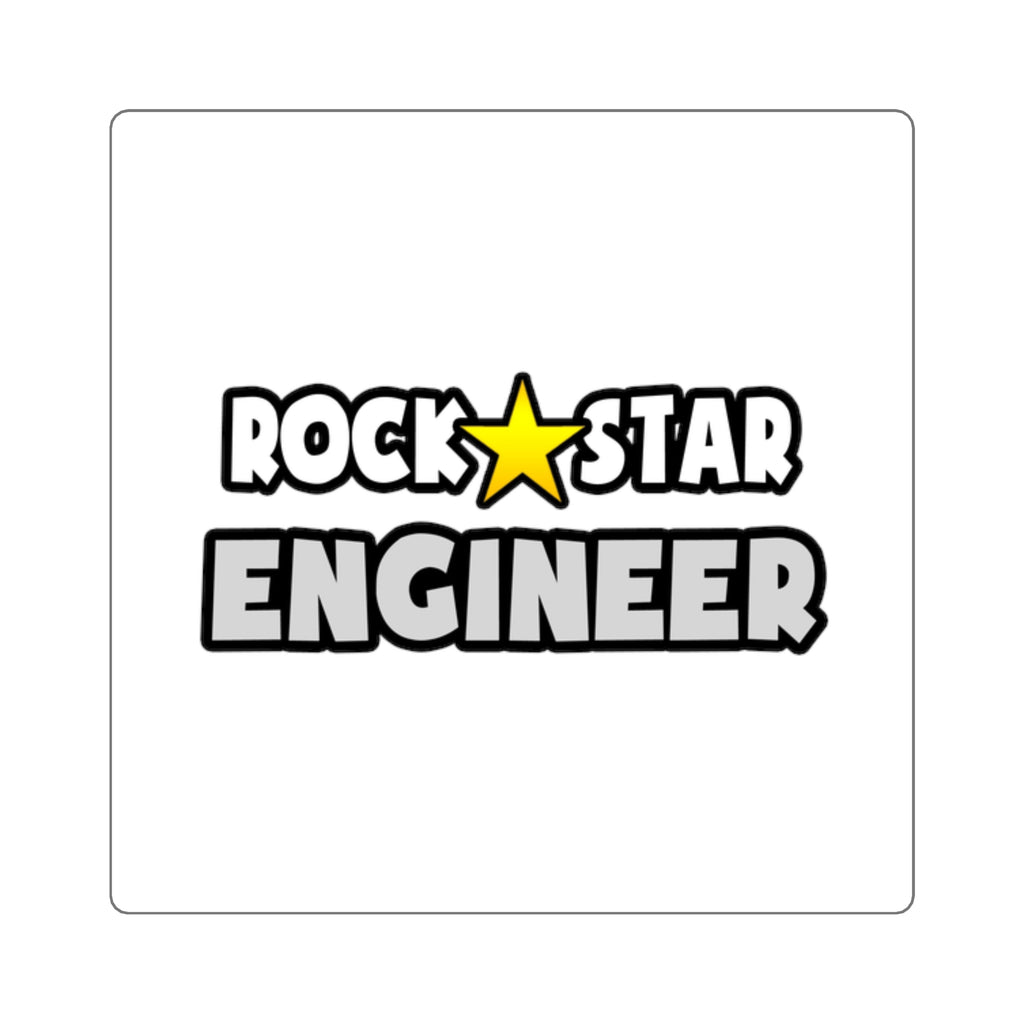 Rock Star Engineer (2) - Square Stickers