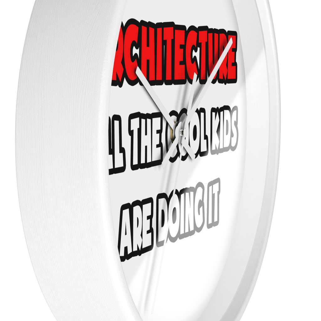 Funny Architect Shirts and Gifts - Wall Clock