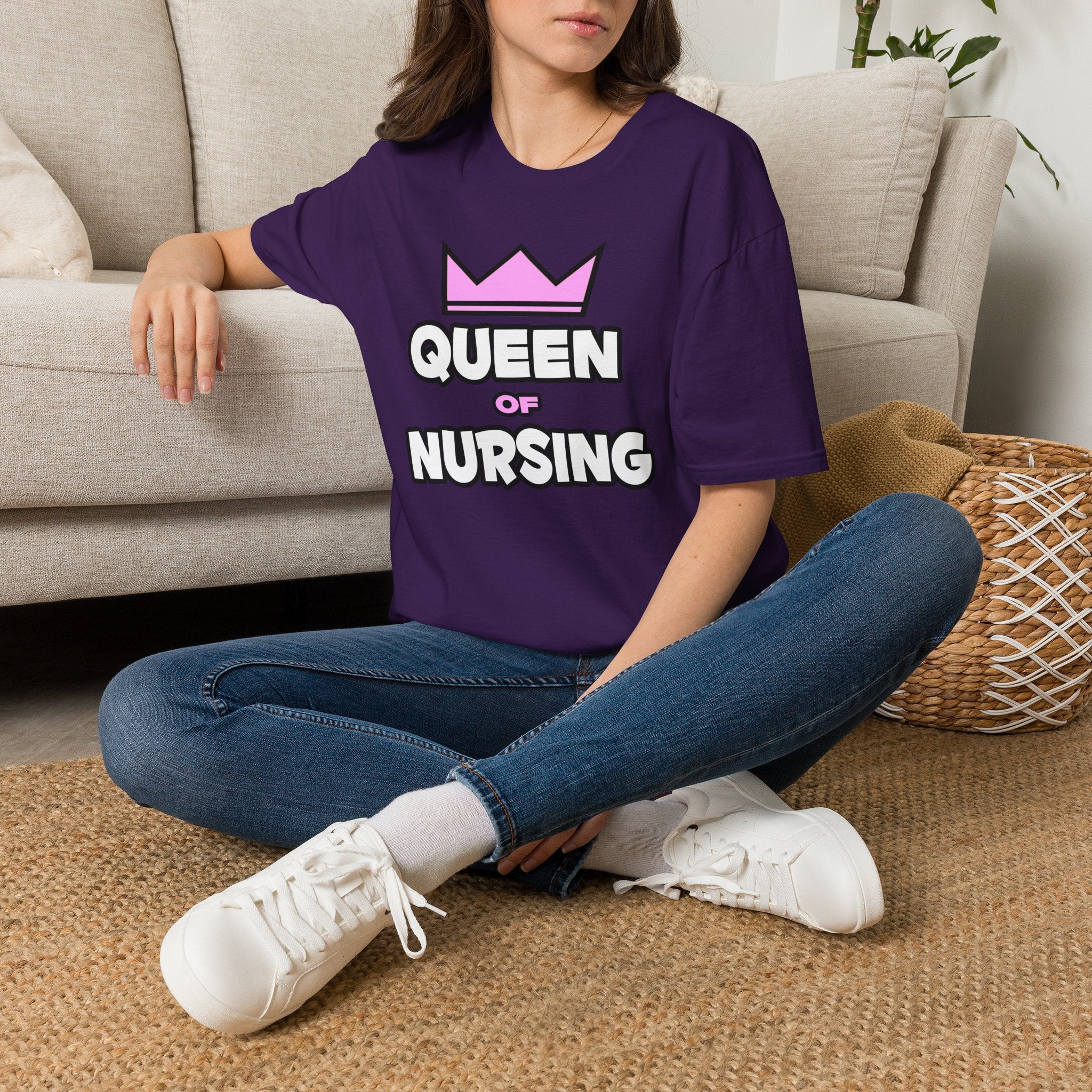 Queen of Nursing - Unisex Softstyle T-Shirt