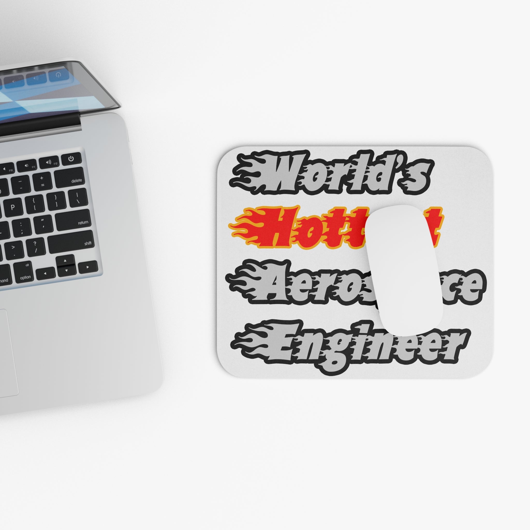 World's Hottest Aerospace Engineer - Mouse Pad (Rectangle)