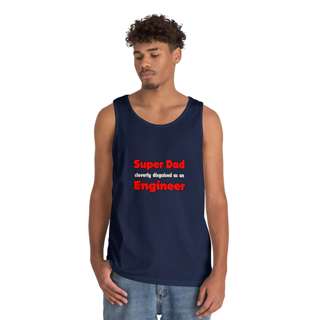 Super Dad ... Engineer - Unisex Heavy Cotton Tank Top