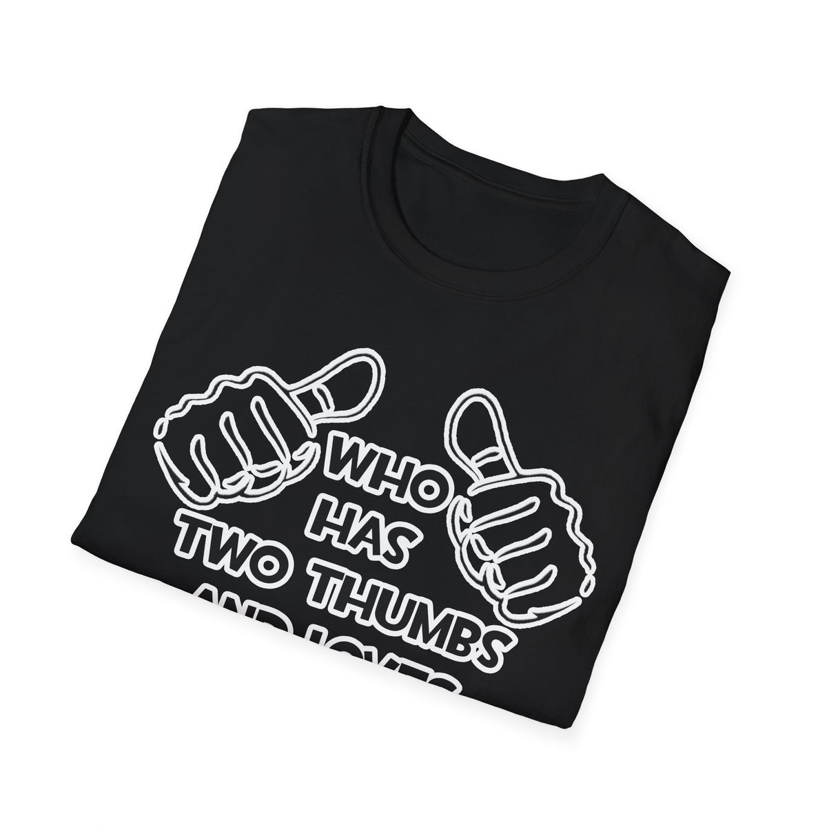 Two Thumbs and Loves Farming - Unisex Softstyle T-Shirt