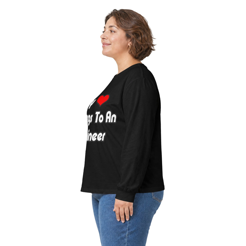 My Heart Belongs To An Engineer - Unisex Ultra Cotton Long Sleeve Tee