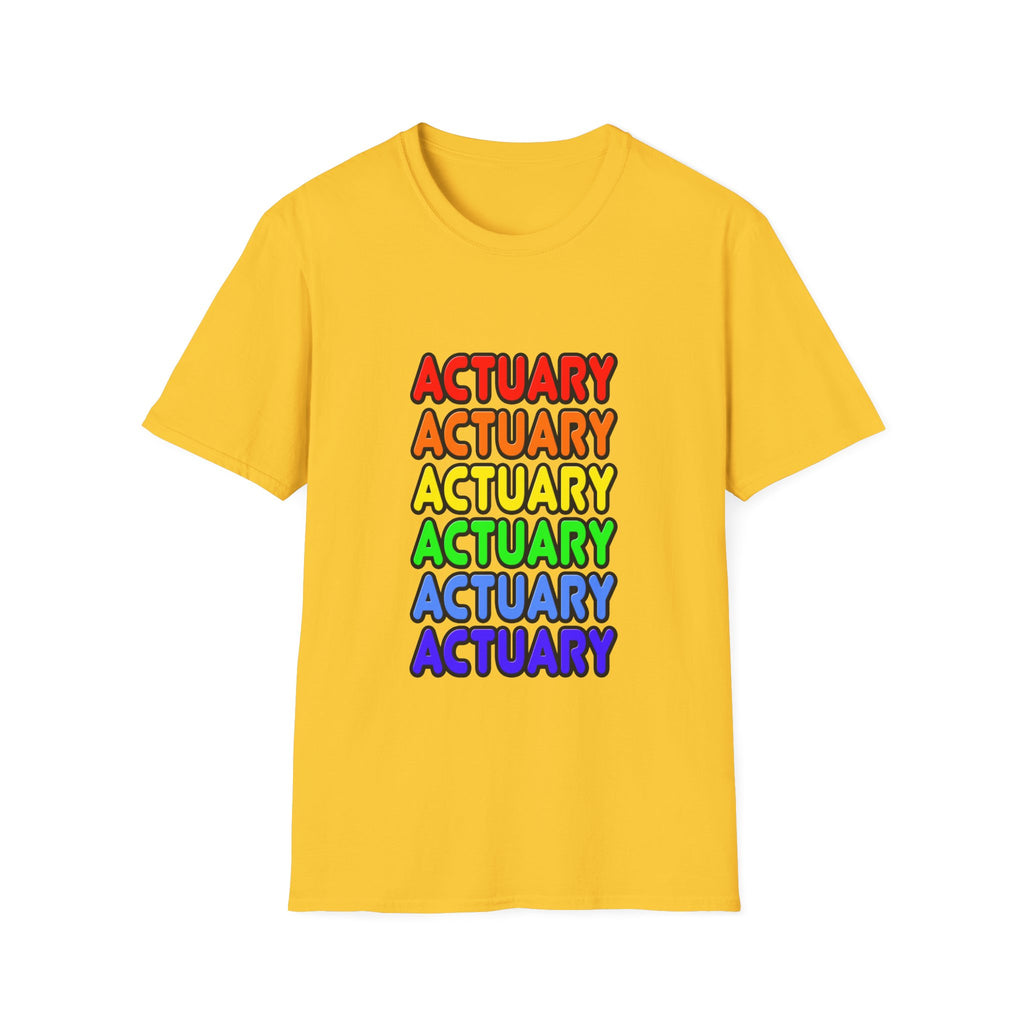 Rainbow Actuary - Unisex Softstyle T-Shirt