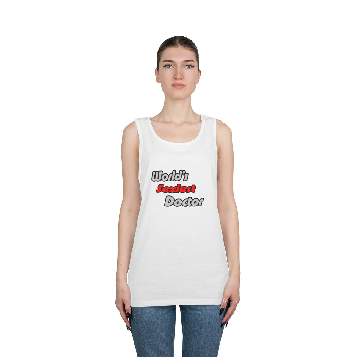World's Sexiest Doctor - Unisex Heavy Cotton Tank Top
