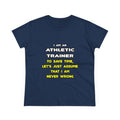 Funny Athletic Trainer T Shirts - Women's Midweight Cotton Tee