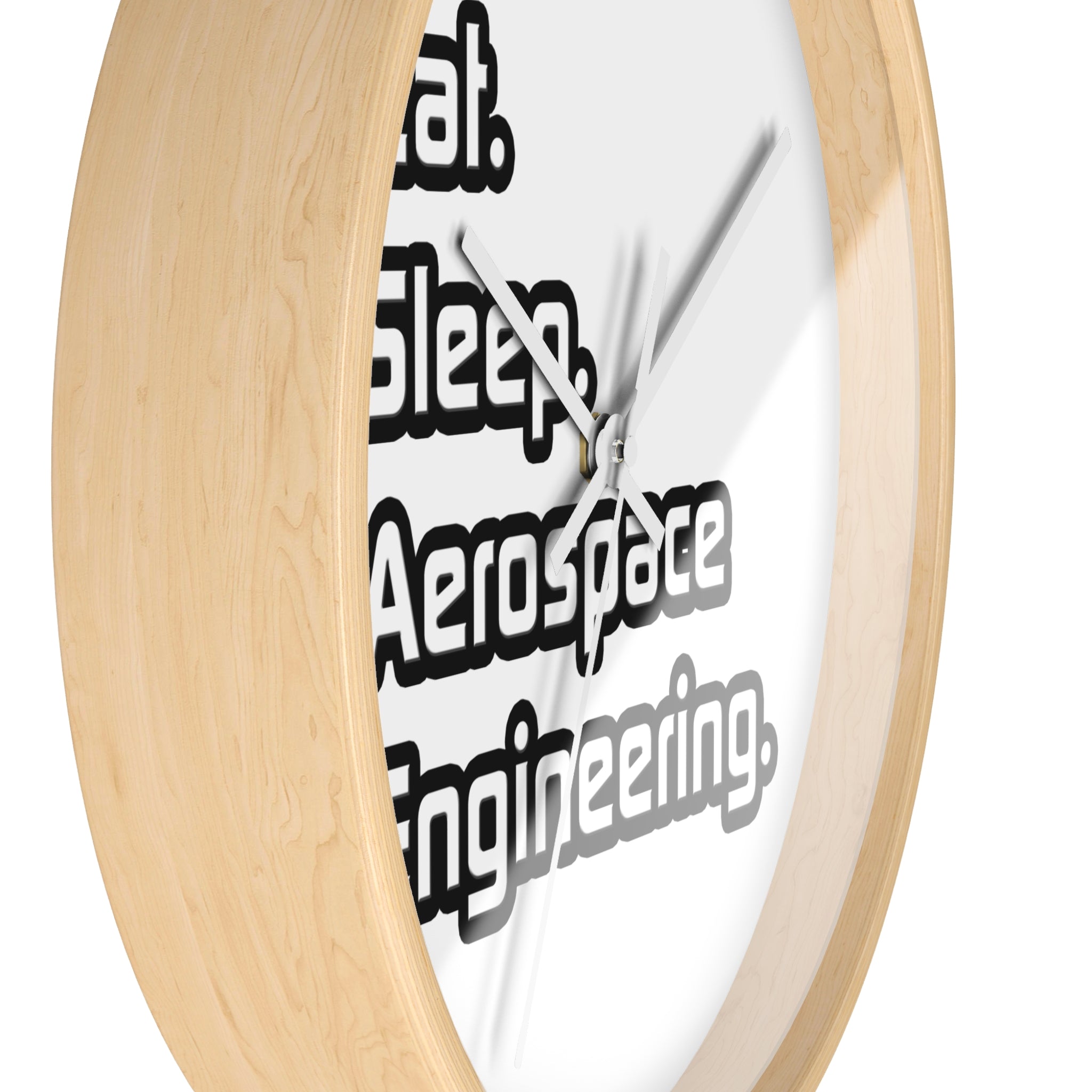 Eat. Sleep. Aerospace Engineering - Wall Clock