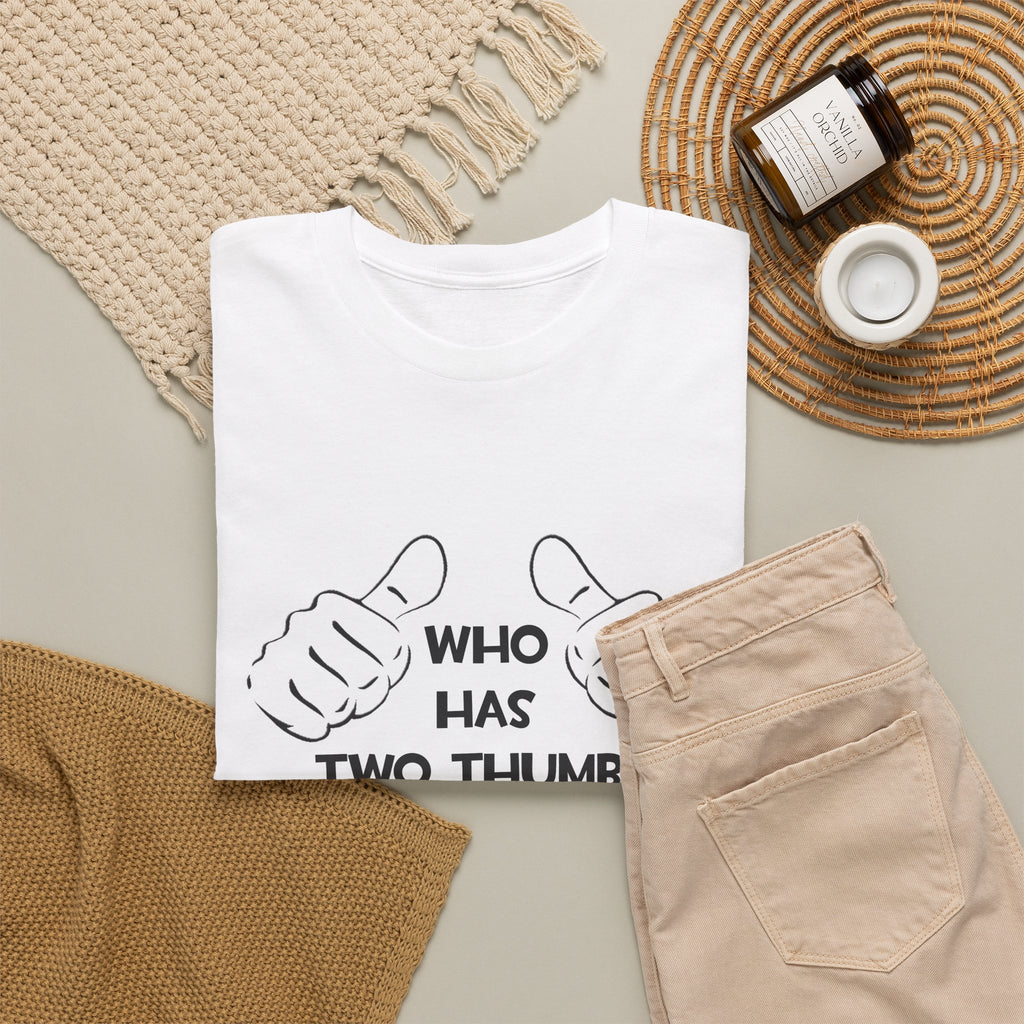 Two Thumbs and Loves Being an Epidemiologist - Unisex Heavy Cotton Tee