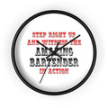 Witness The Amazing Bartender In Action - Wall Clock