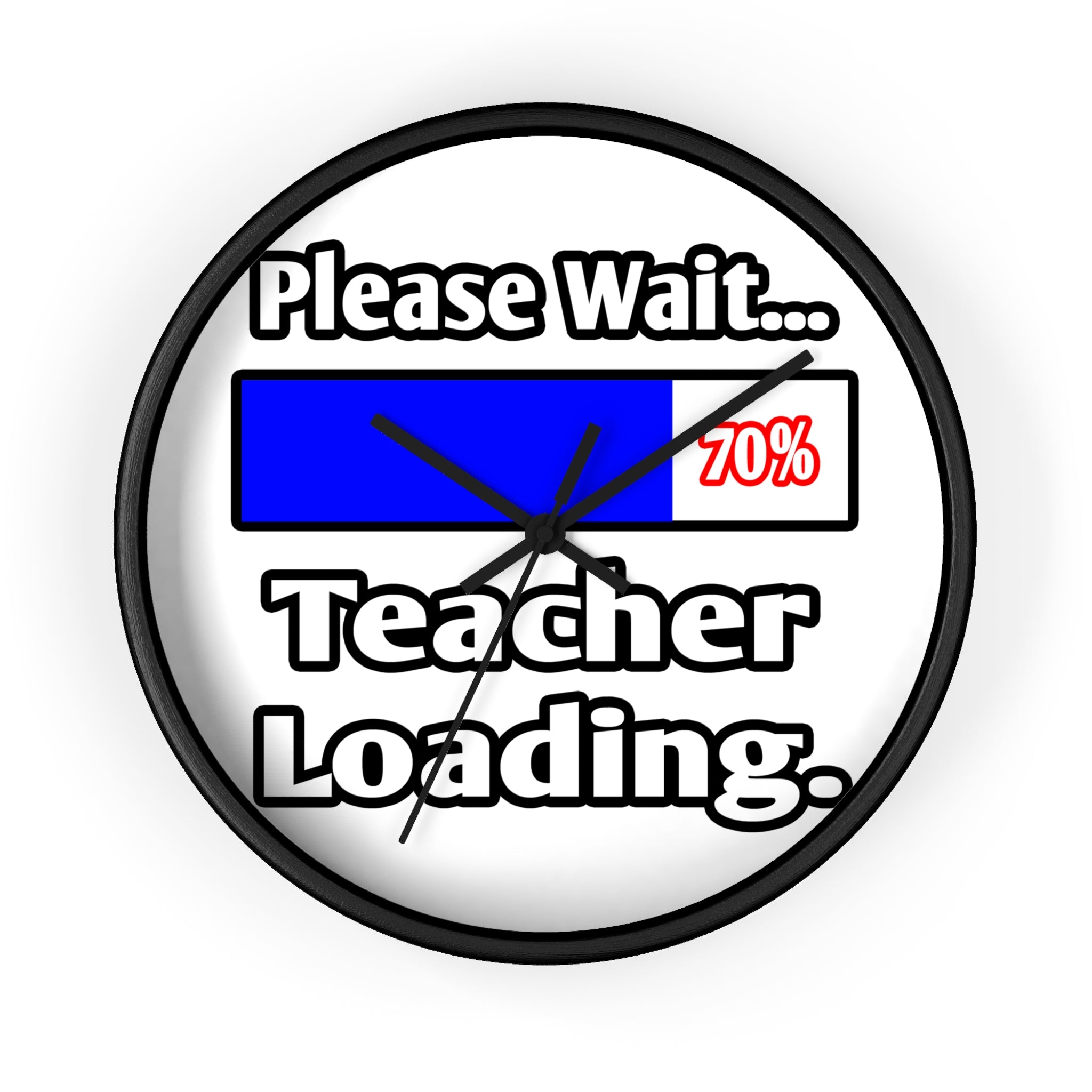 Please Wait...Teacher Loading - Wall Clock