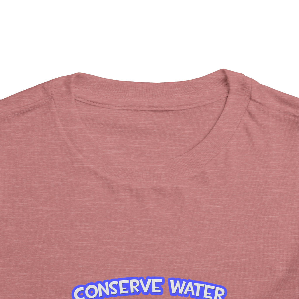 Conserve Water .. Shower With Aerospace Engineer - Toddler Short Sleeve Tee