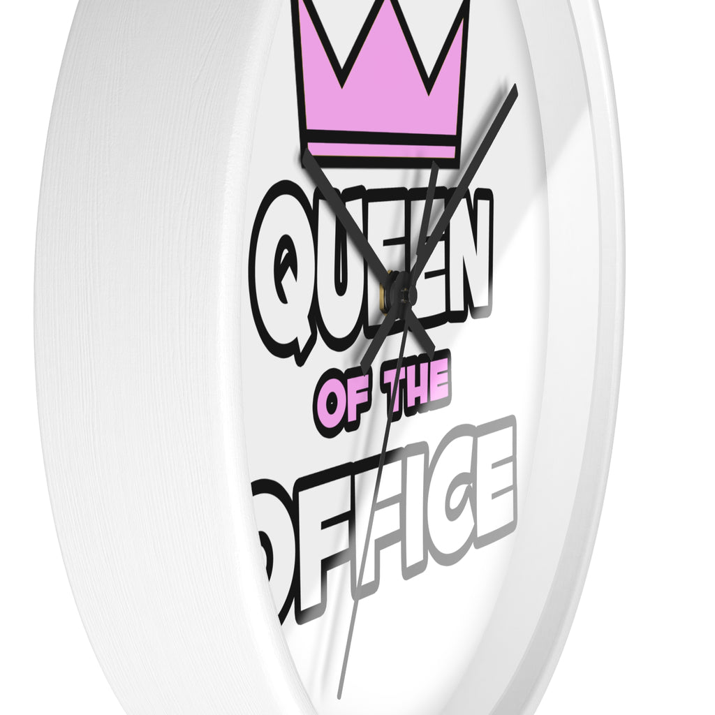 Queen of the Office - Wall Clock