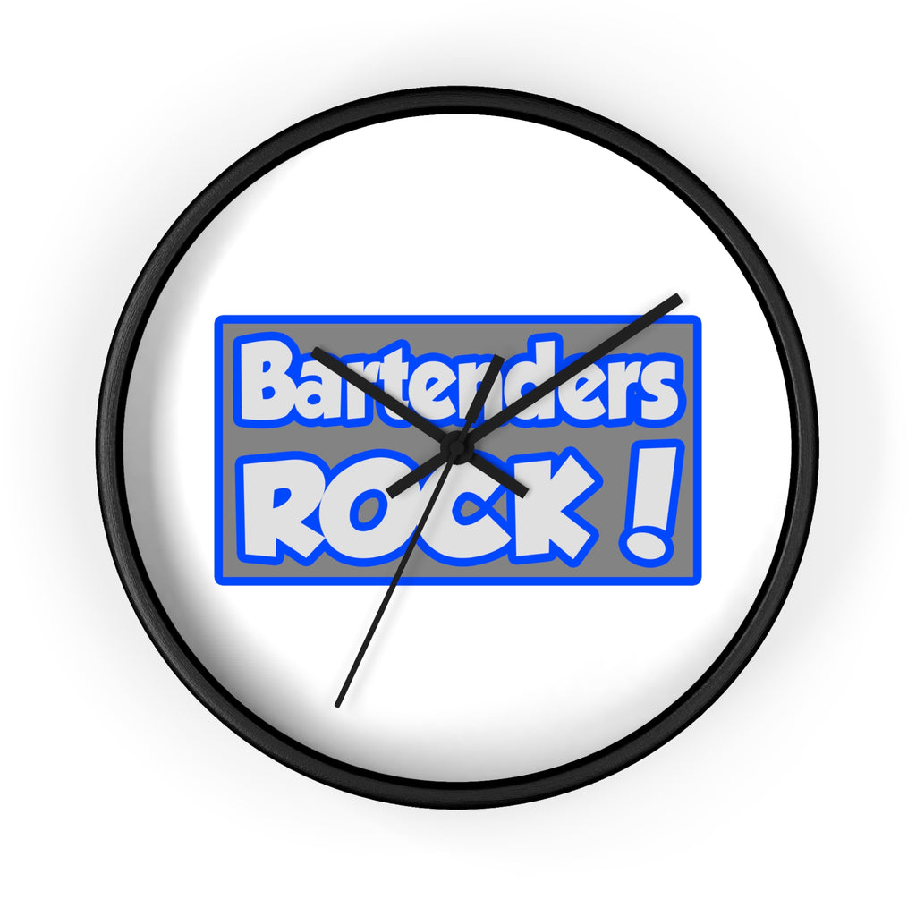 Bartenders Rock! - Wall Clock
