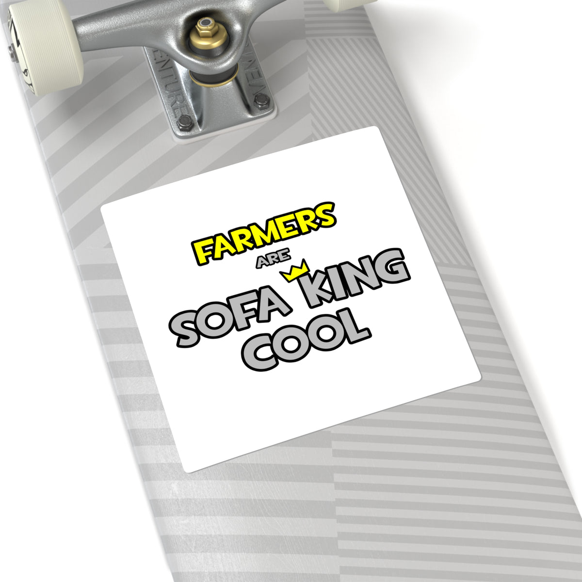 Farmers Are Sofa King Cool - Square Stickers
