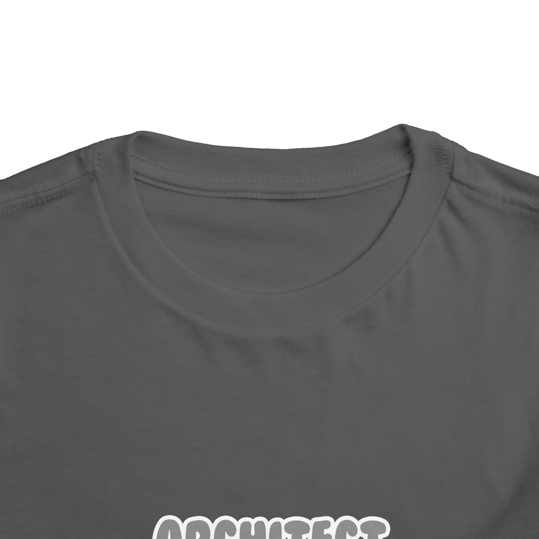 Architect ... Will Work For Ice Cream - Toddler Short Sleeve Tee